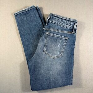 KanCan Women Medium Wash Distressed High Rise Skinny Jeans KC8671M Size 9 28